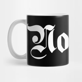 Norden written with gothic font Mug